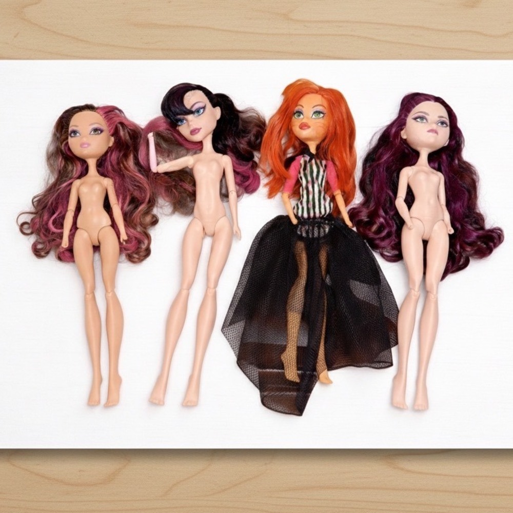 Mattel Monster High Ever After High Doll Lot‎ Toralei Stripe Raven Queen Parts